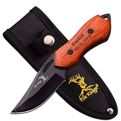 Elk Ridge Free Engraving - Quality Pocket Knife (ER-562WD)