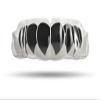 Impact Custom Professional All Sports Mouthguard Chrome Series (Clear) Black Fang - Jiu Jitsu/Football/Lacrosse & More view 1