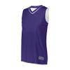 Augusta Sportswear Womens Reversible Two-Color Jersey, Purple/White, L