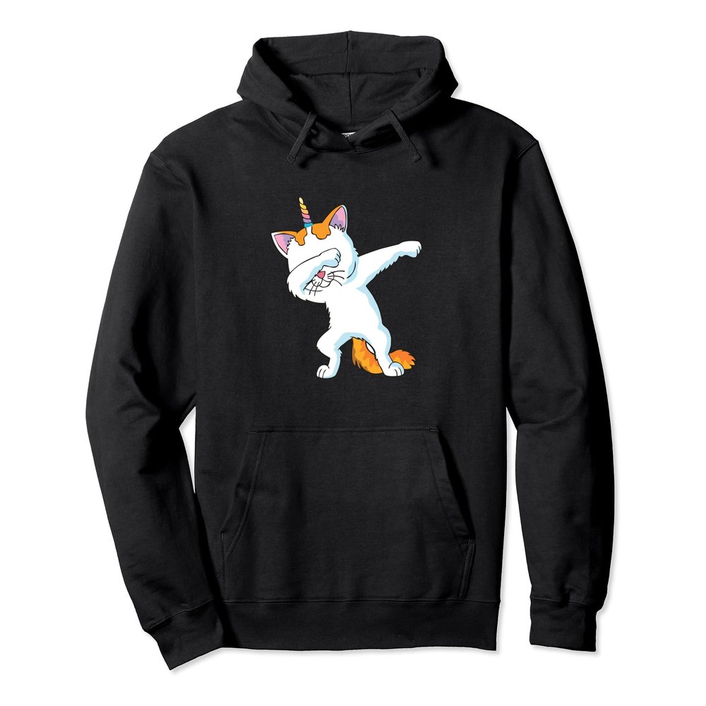Dabbing Caticorn Cat Unicorn Lovers Funny T-Shirt