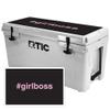 MightySkins (Cooler Not Included) Skin Compatible with RTIC 65 Cooler Lid (2017 Model) - Girl Boss | Protective, Durable, and Unique Vinyl Decal wrap Cover | Easy to Apply | Made in The USA view 1