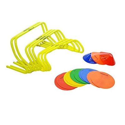 Fitness Health FH Sports Team Equipment Speed Hurdle Set FHK1 | Football Training | Rugby Sports Athletic Drills
