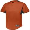 Holloway Game7 Two-Button Baseball Jersey 2Xl Orange/Black view 1