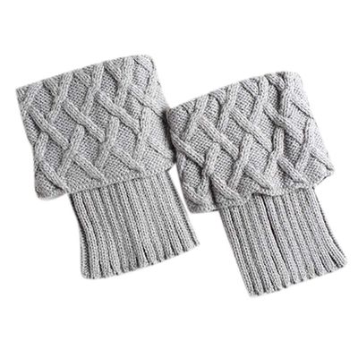 Ealafee Lady Warm Leg Warmer for Women Knitted Socks Crochet Long Socks Winter Leggings