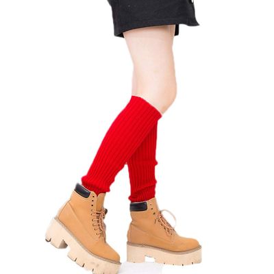 Ealafee Cable Knit Leg Warmers for Women Crochet Long Socks Winter Women Christmas Socks