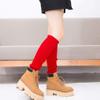 Ealafee Cable Knit Leg Warmers for Women Crochet Long Socks Winter Women Christmas Socks view 2