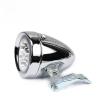Vintage Bike Headlight, Bike LED Light, 6 LED Retro Bike Front Light Flashlight Headlamp with High Brightness and Mounting Bracket(Silver) view 1
