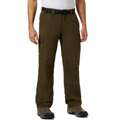 Columbia Men's Silver Ridge Cargo Pant, Olive Green, 30W x 34L