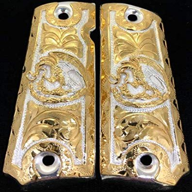 1911 Government Gun Grips Mexico Coat of Arms Eagle Escudo Nacional de Mexico Cacha