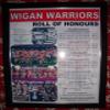 Sports Prints UK Wigan Warriors Club History roll of honours - Includes 2018 Grand Final - Framed Print view 1