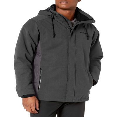 Columbia Men's Boundary Bay Hybrid Jacket, City Grey Heather, X-Large