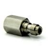 UP100 2 Pieces New Paintball PCP Charging Hose Male Quick Disconnect Adaptor Female Thread 1/8NPT Stainless Steel Fill Nipple view 3