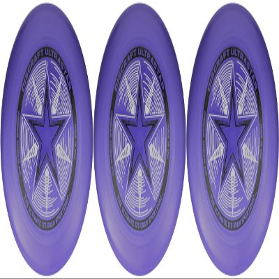 Discraft 175g Ultimate Disc Bundle (3 Discs) (Purple, Purple, & Purple)