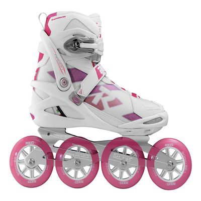 Roces Women's Radon Women's Tif Inline Skates, White/Magenta, 36