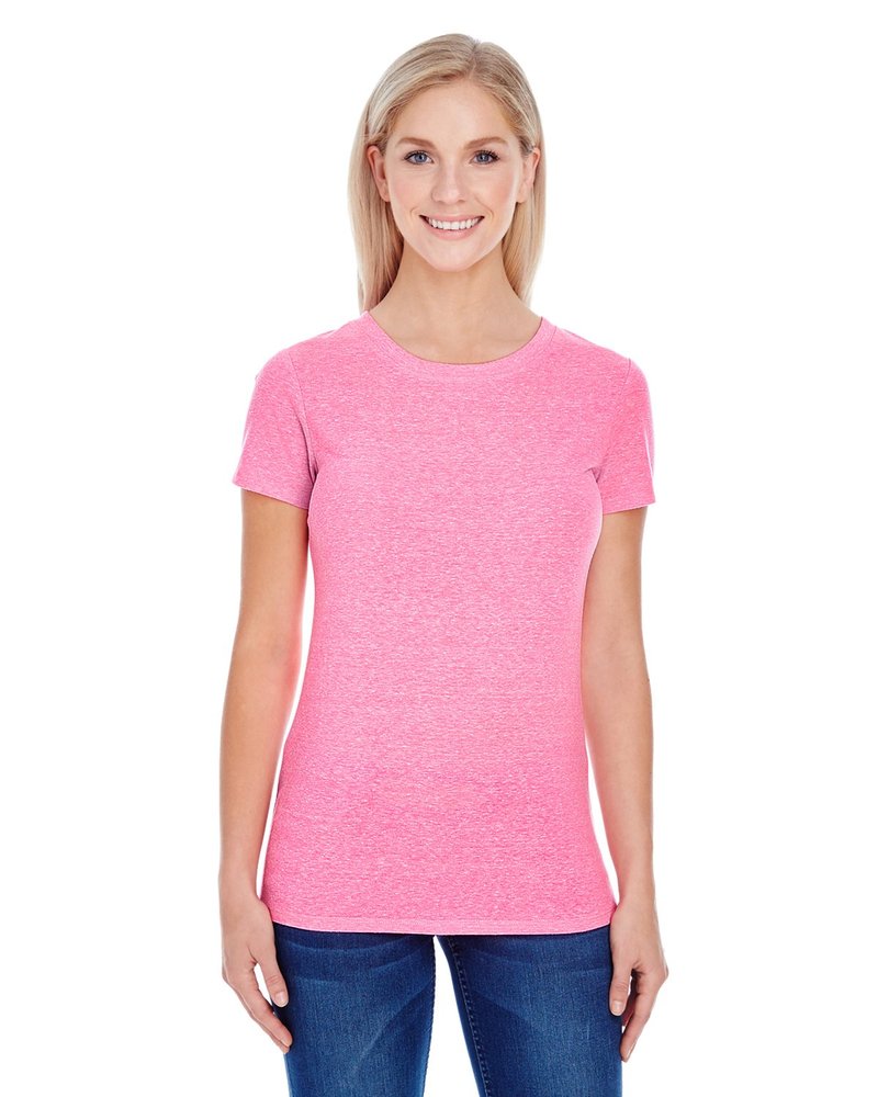 A Product of Threadfast Apparel Ladies' Triblend Short-Sleeve T-Shirt -Bulk Dis