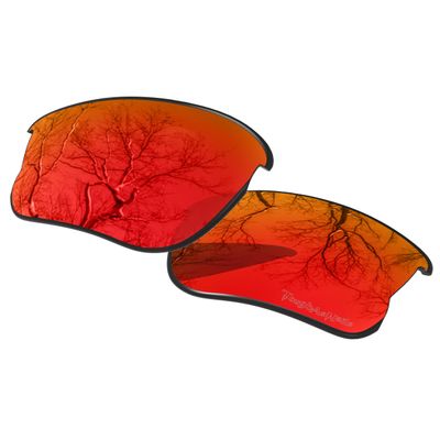 ToughAsNails Replacement Lenses for Oakley Half Jacket 2.0 XL Sunglasses - HyperVision Plus Red Chrome - Polarized Ultra