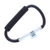 ASR Outdoor 6.5 Inch Jumbo Aluminum Carabiner Hiking Cushion Grip - Black view 1