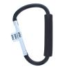 ASR Outdoor 6.5 Inch Jumbo Aluminum Carabiner Hiking Cushion Grip - Black view 2