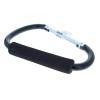 ASR Outdoor 6.5 Inch Jumbo Aluminum Carabiner Hiking Cushion Grip - Black view 4