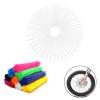 72Pcs Universal Spoke Skins CoversWheel Spoke Wraps Skins Pipe Trim Decoration Protector For Motorcycle Dirt Bike Yamaha Honda BMW Suzuki Kawasaki(white) view 1
