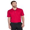 A Product of Devon & Jones CrownLux Performance Men's Plaited Polo -Bulk Disco Red view 1