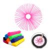 72Pcs Universal Spoke Skins CoversWheel Spoke Wraps Skins Pipe Trim Decoration Protector For Motorcycle Dirt Bike Yamaha Honda BMW Suzuki Kawasaki(Pink) view 1
