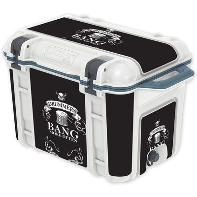 MightySkins (Cooler Not Included) Skin Compatible with OtterBox Venture 45 qt Cooler - Drummers | Protective, Durable, and Unique Vinyl Decal wrap Cover | Easy to Apply | Made in The USA