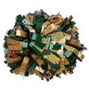 ICOCHEER Cheerleading Pom Poms Metalic Holographic Cheerleader 6 inch 1 Pair 2 Pieces (Green/Gold) view 1