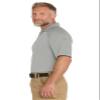 CornerStone Unisex Select Lightweight Snag-Proof Tactical Polo | Short Sleeve Work Shirt for Men & Women, Pen Slot, Mic Clip, Light Grey, 3X-Large view 2