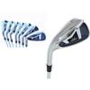AGXGOLF Men's Left Hand Magnum Golf Club Set; w/Over Size Driver + 5 Wood + 4&5 Hybrids + 6-PW Irons + SW: Stiff Flex, Regular Length; Free Putter Built in The USA! view 2