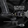 HK Army Aerolite HPA Air System - 48ci/4500psi Lightweight Carbon Fiber Tank with 800psi Regulator for Paintball & Airsoft Gear - Clear view 4