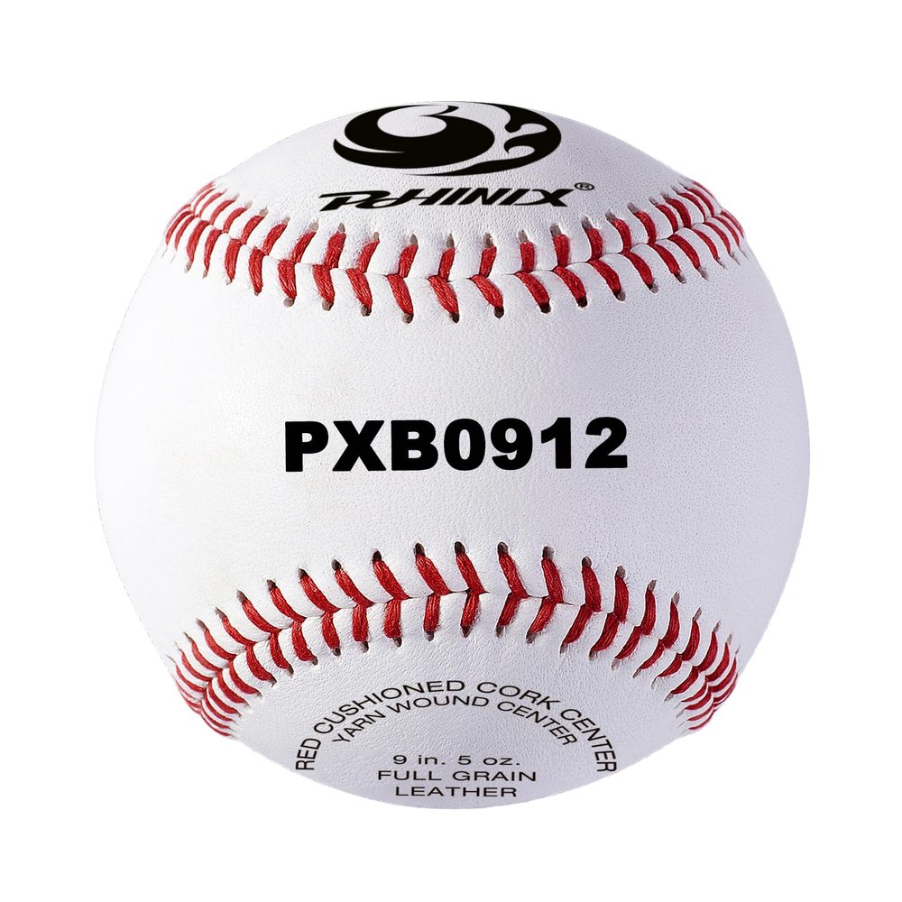 PHINIX Youth Baseball Full Grain Leather PXB0912(Box of 12)