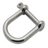 Extreme Max 3006.8225 BoatTector Stainless Steel Wide D Shackle - 1/4" view 3