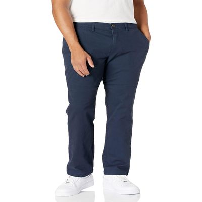 Amazon Essentials Men's Athletic-Fit Chino Pants, Dark Navy, 33W x 30L