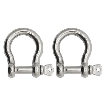 Extreme Max 3006.8309.2 BoatTector Stainless Steel Bow Shackle - 1", 2-Pack