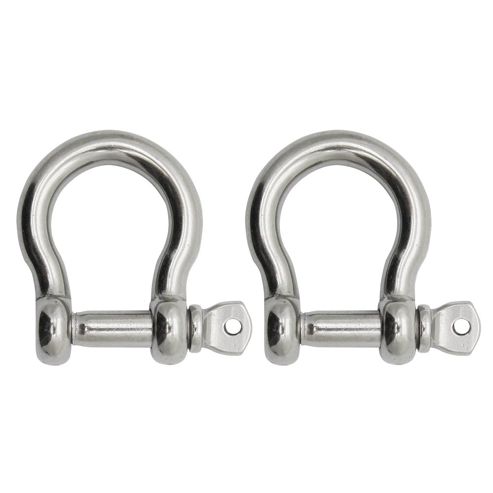 Extreme Max 3006.8309.2 BoatTector Stainless Steel Bow Shackle - 1", 2-Pack