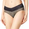 Calvin Klein Women's Plus-Size No Pinching No Problems Lace Hipster Panty Underwear, Toasted Almond/Black Swirl Pant, XXX-Large view 1