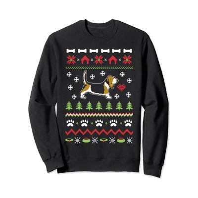 Basset Hound Ugly Christmas Sweater - Holidays