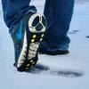 Fiersh Ice Cleats - Snow Grips Crampons Anti-Slip Traction Cleats Ice & Snow Grippers for Shoes and Boots - 10 Steel Studs Slip-on Stretch Footwear for Women Men Kids (Extra 10 Studs) (Small) view 3