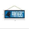 Wincraft NFL Carolina Panthers SignWood Avenue Design, Team Color, 4x17 view 2