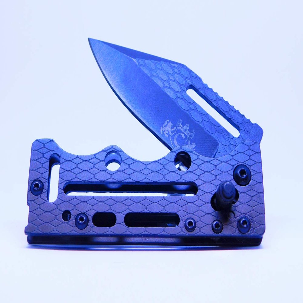 Cattey Creations SlimTak Black Folding Knife