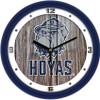 SunTime Georgetown Hoyas - Weathered Wood Wall Clock view 1