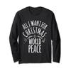 ALL I WANT FOR CHRISTMAS IS WORLD PEACE Shirt Mom Dad Gift view 1