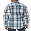 Amazon Essentials Men's Regular-Fit Long-Sleeve Casual Poplin Shirt, White Navy Large Plaid, XX-Large view 3