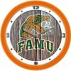 SunTime Florida A&M Rattlers - Weathered Wood Wall Clock view 1