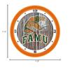 SunTime Florida A&M Rattlers - Weathered Wood Wall Clock view 3