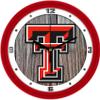 SunTime Texas Tech Red Raiders - Weathered Wood Wall Clock view 1
