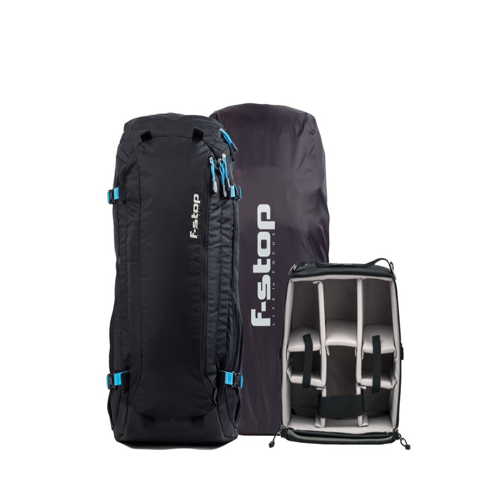 f-stop Loka Ultra-Light 37L Black/Blue Camera Pack Bundle for Photography