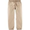 Osh Kosh Toddler Boy's Pull-On Twill Joggers Pants, Driftwood, 2T view 2