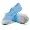 DoGeek Ballet Shoes for Girls Practise Ballet Slipper Dance Shoe Canvas Split Sole Ballet Shoes for Women Kids Toddlers(Blue) view 1